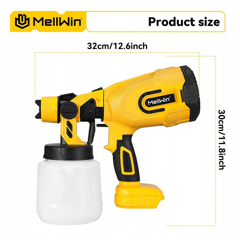 GUN FOR PAINTING WALLS ELECTRIC SPRAY UNIT 1200ML 3 NOZZLES Brand no brand