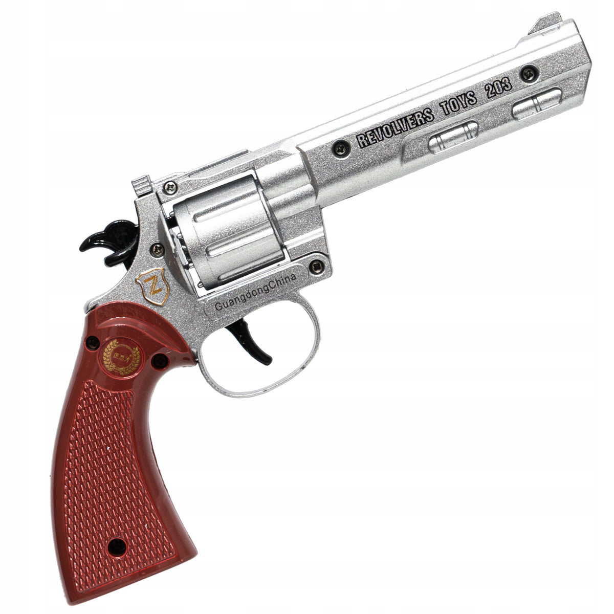 GUN METAL BANG REVOLVER FOR FLAME + CAPES 360 SHOTS Brand Loreho