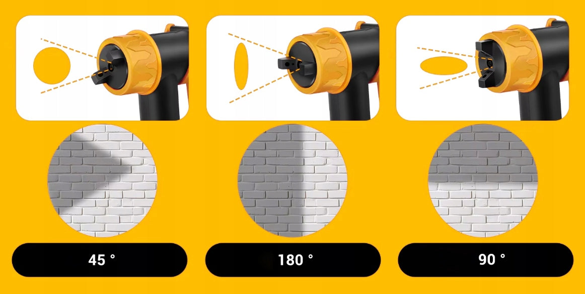 GUN PAINT SPRAYER FOR PAINTING WALLS HVLP 650W 3 NOZZLES 800ML SET Manufacturer code KD1657