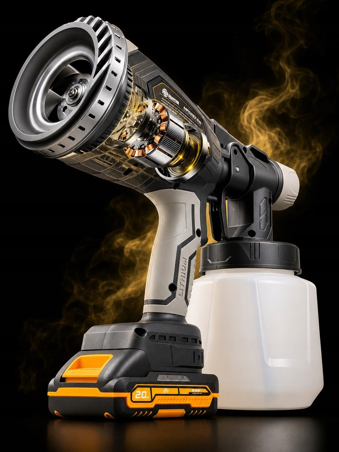 GUN pressure paint sprayer for painting construction varnishing Packaging status original