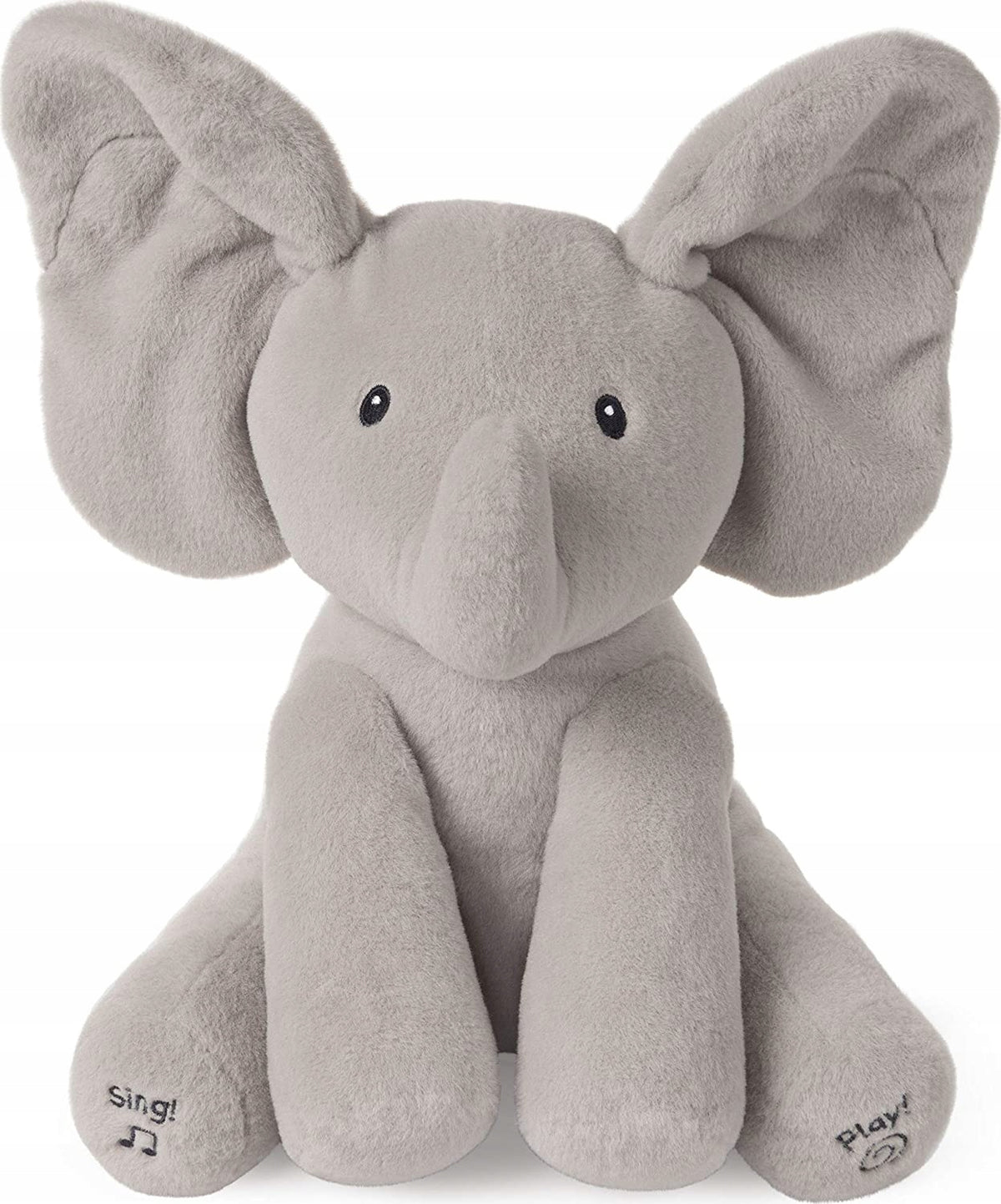 GUND FLAPPY SINGING AND TALKING ELEPHANT MOVES EARS 6M+ GERMAN VERSION