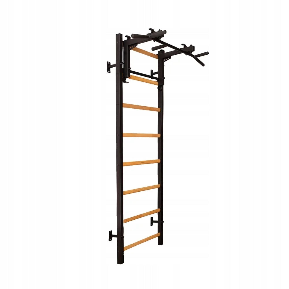 GYMNASTIC LADDER WITH BAR BLACK BENCHK