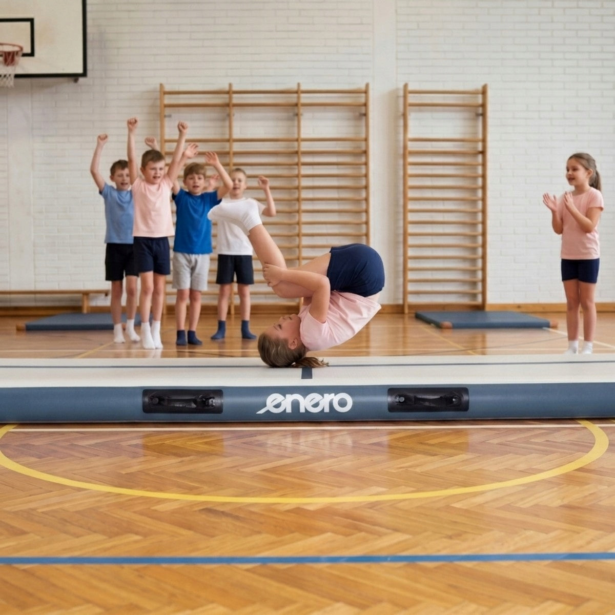 GYMNASTIC MAT ACROBATIC PATH AIRTRACK INFLATABLE ENERO 300x100x15cm Brand Enero