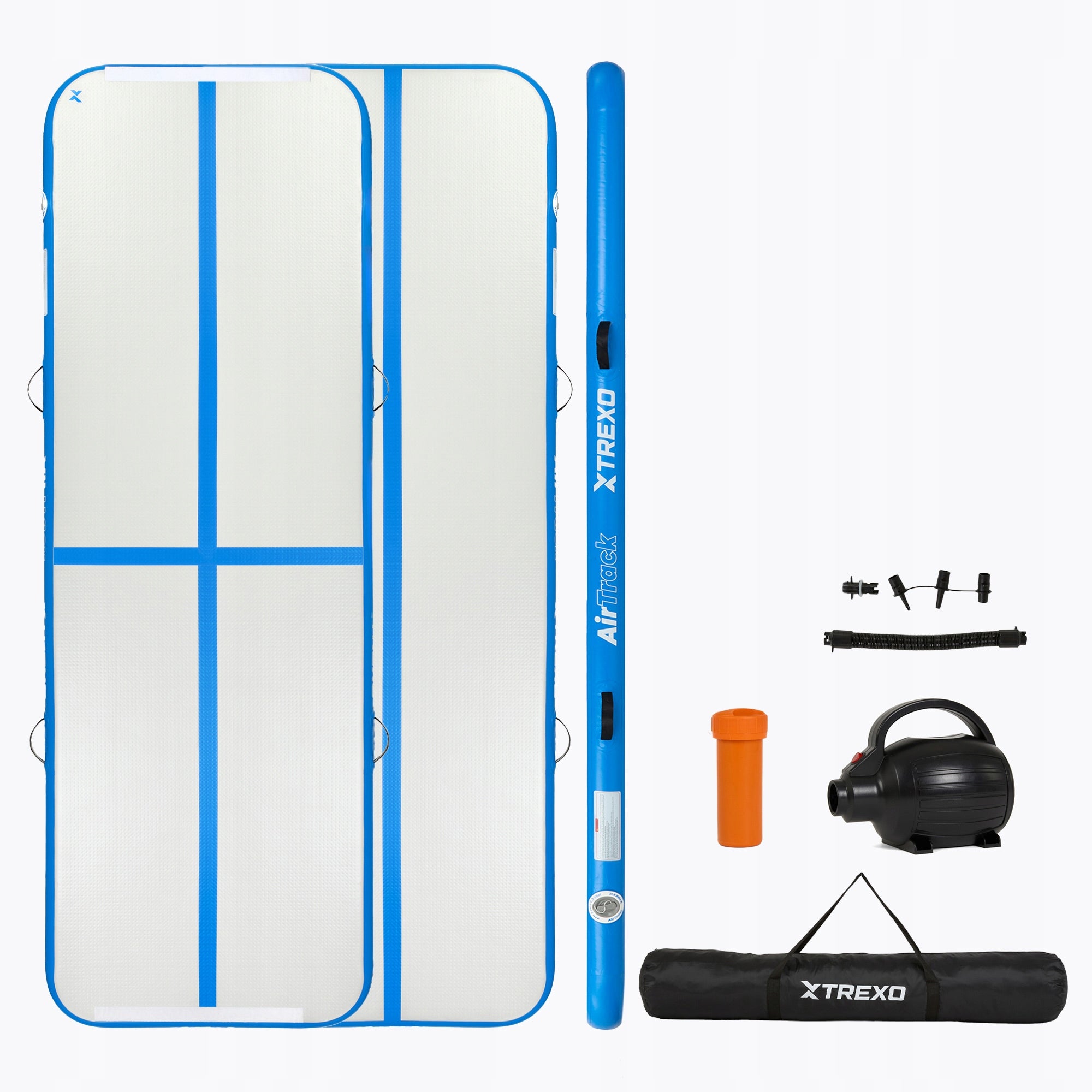 GYMNASTIC MAT INFLATABLE Path Mattress AIRTRACK TREXO 3m Pump Set