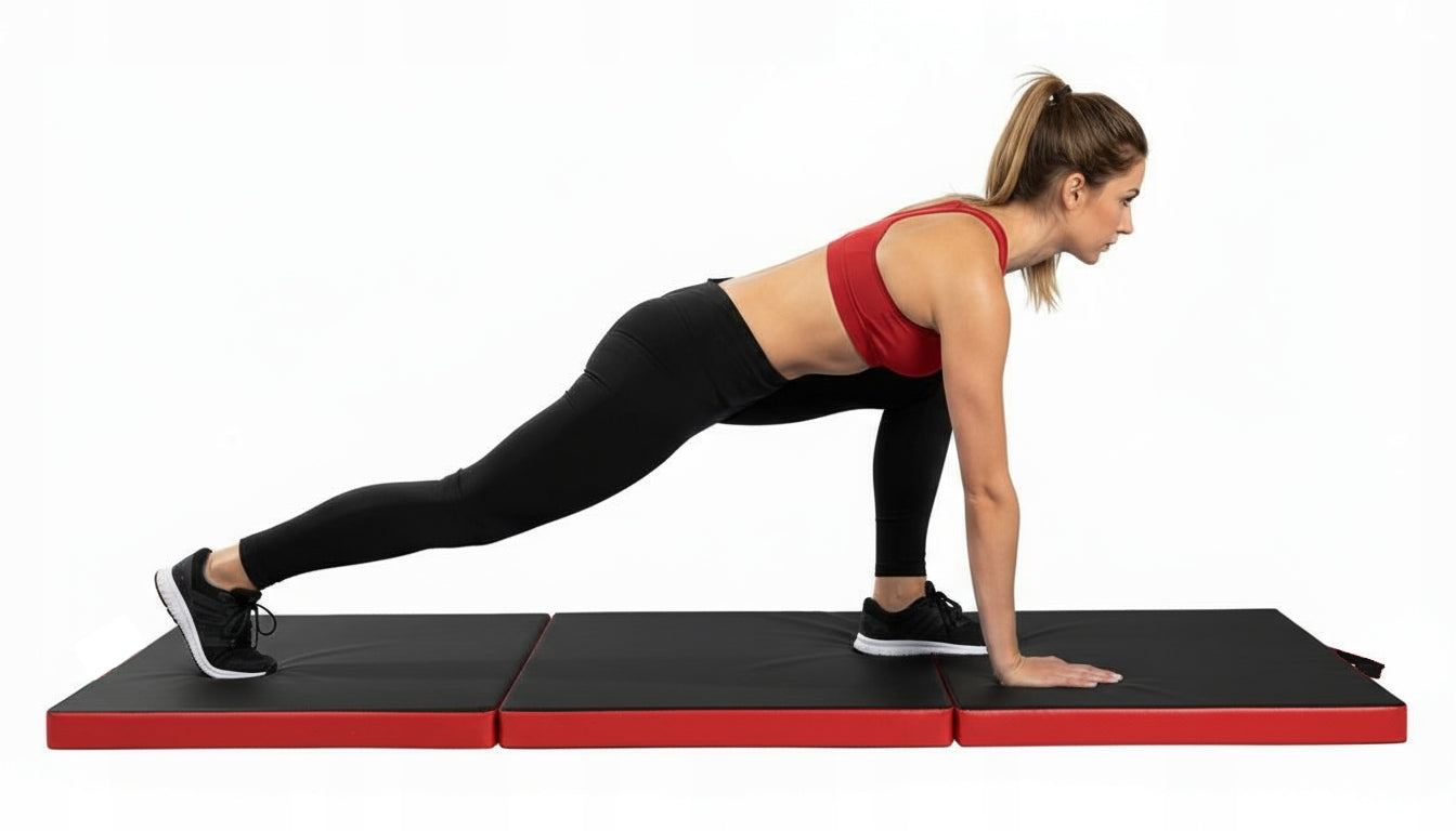 GYMNASTIC MATTRESS FOLDING REHABILITATION EXERCISE MAT 195x100x10 M Manufacturer code AMS14