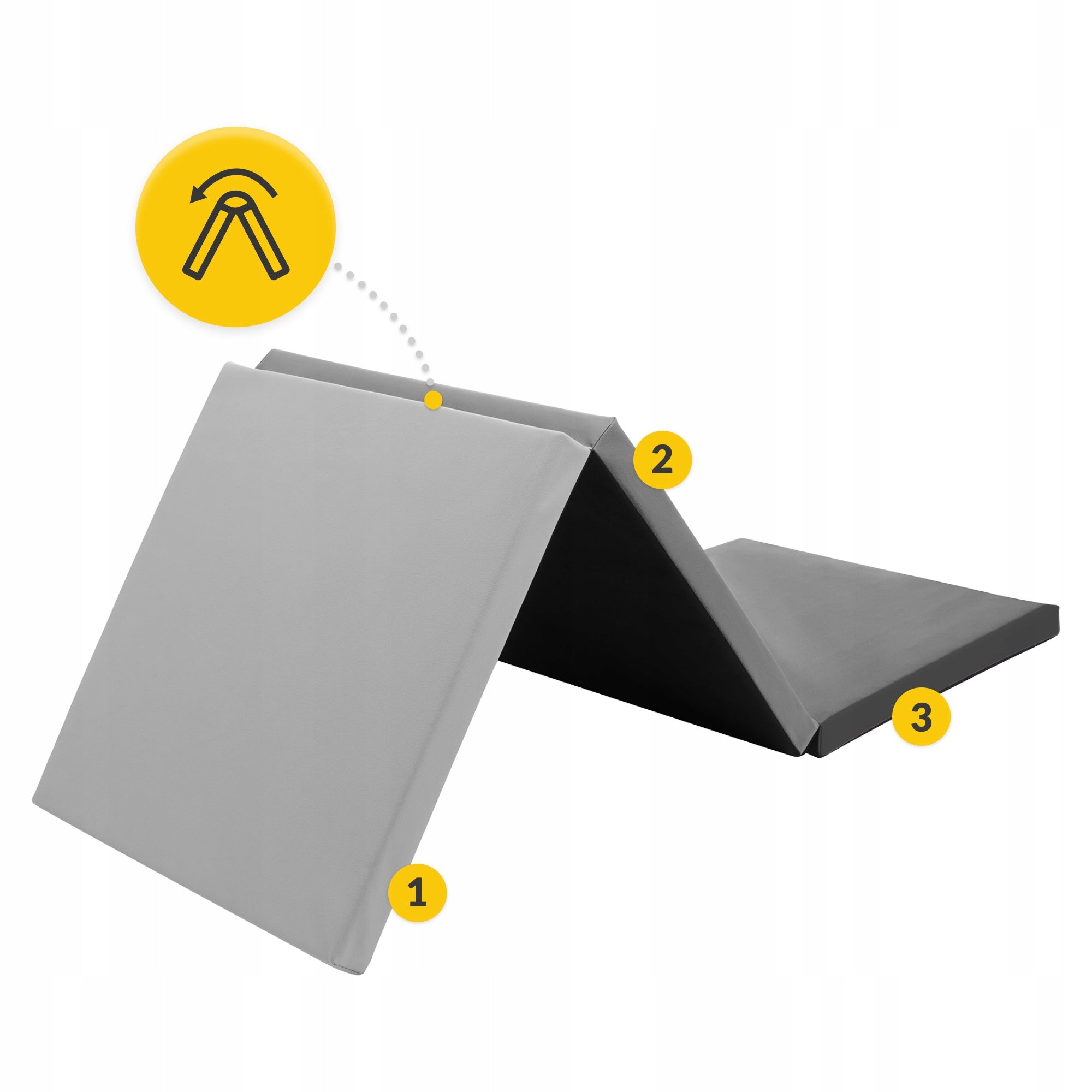 GYMNASTIC MATTRESS REHABILITATION EXERCISE FOLDING PORTABLE MAT 180 cm EAN (GTIN) 5907739319692
