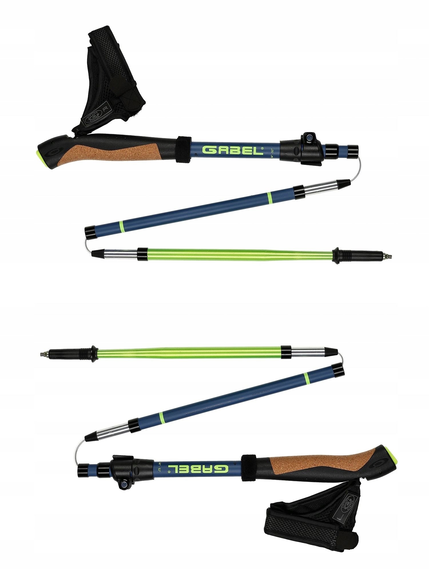 Gabel Wrd Wired Nordic walking poles 110-130 cm