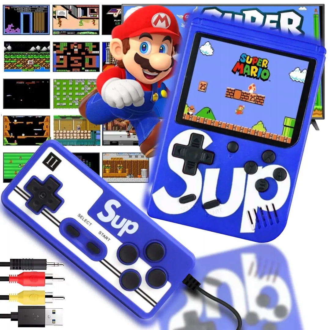 Game Boy Mini Console Retro Portable 400 Games for TV + PAD for 2 People Packaging status original