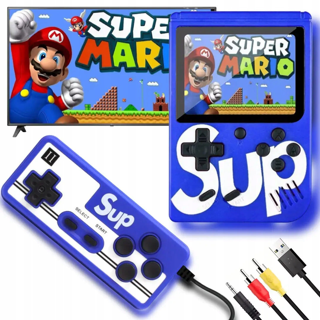 Game Boy Mini Console Retro Portable 400 Games for TV + PAD for 2 People