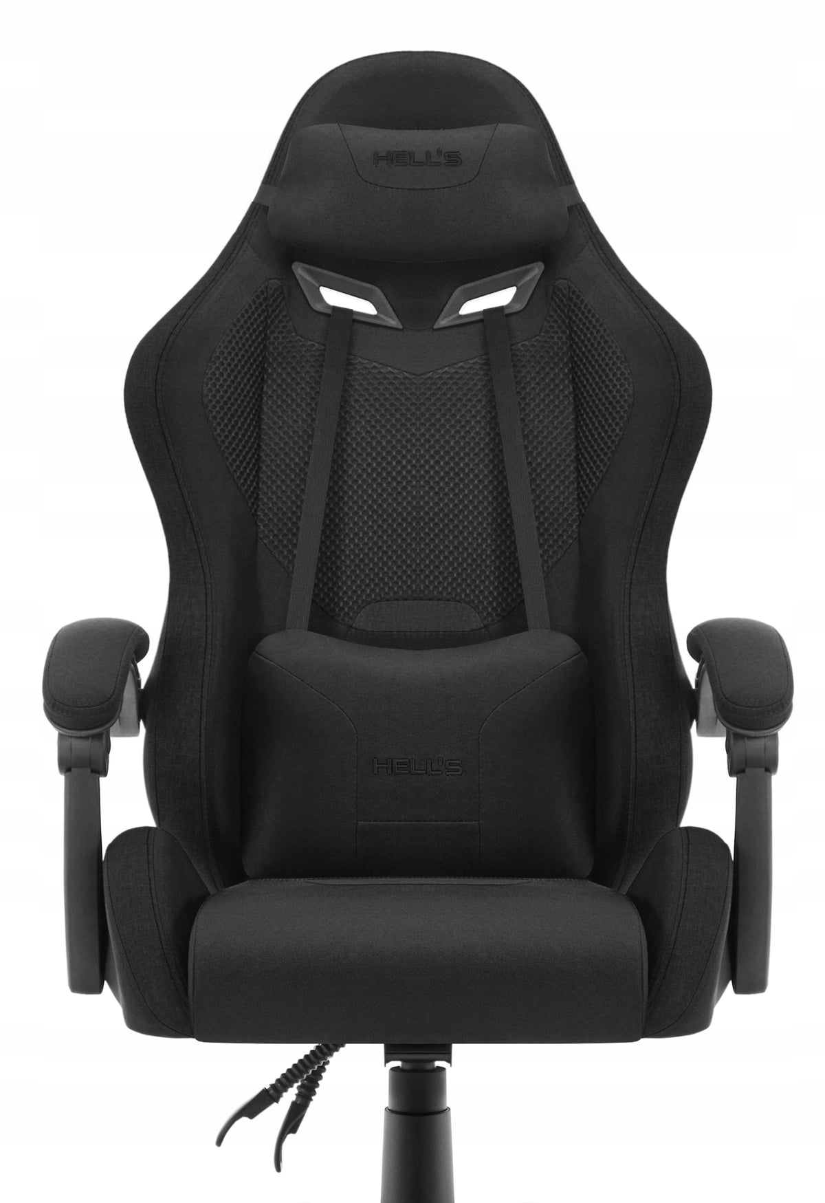 Gaming Chair Office Swivel Hell's Chair HC-1012 Black Fabric