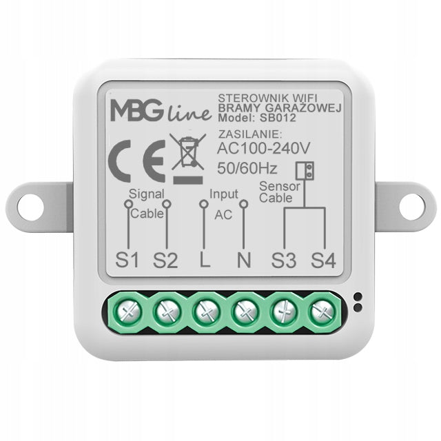 Garage Gate Controller WIFI Bluetooth Module TUYA SMART + Sensor Manufacturer code SB012
