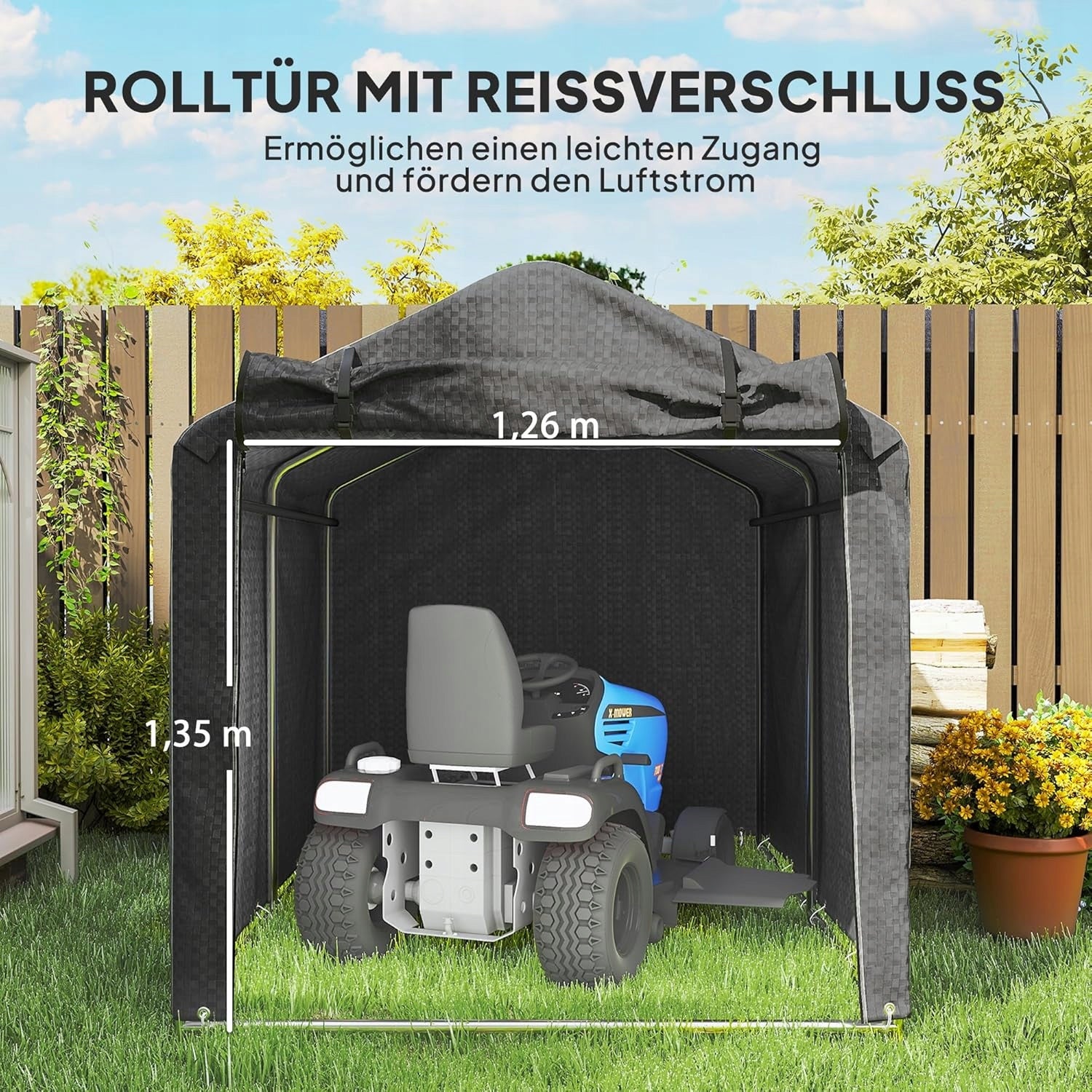 Garage Tent for Tools Bike Quad Garage Storage Tool House Manufacturer code 961071