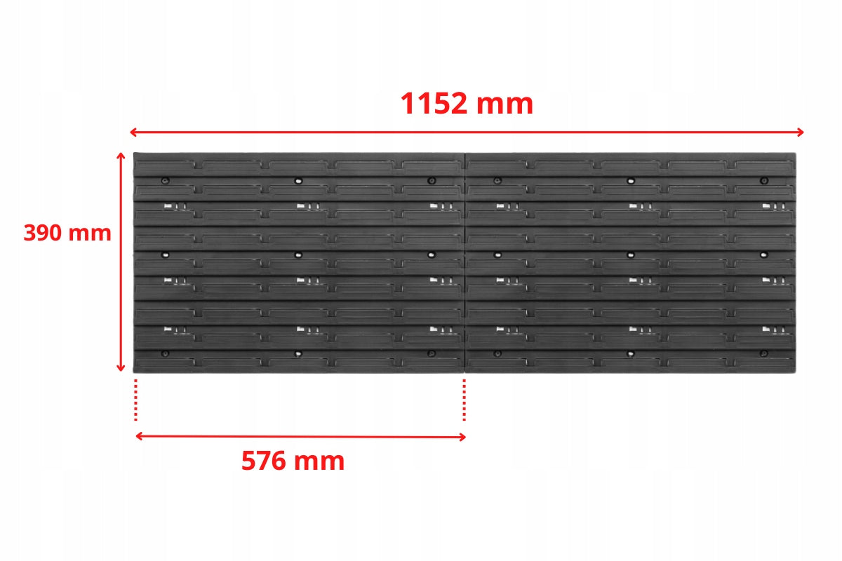 Garage Tool Board 70x Workshop Cuvettes Wall Additional features hangable fastening holes for elements