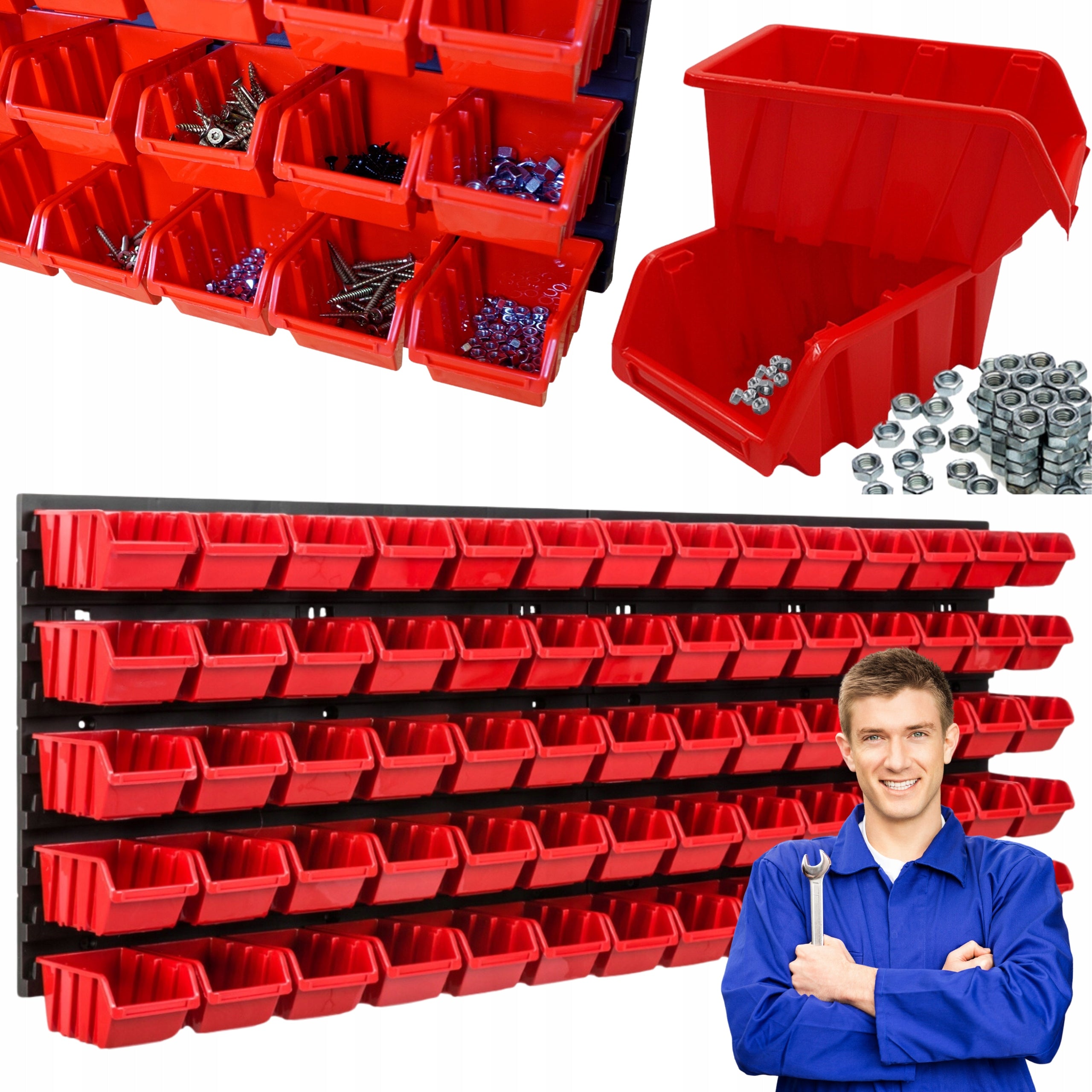 Garage Tool Board 70x Workshop Cuvettes Wall