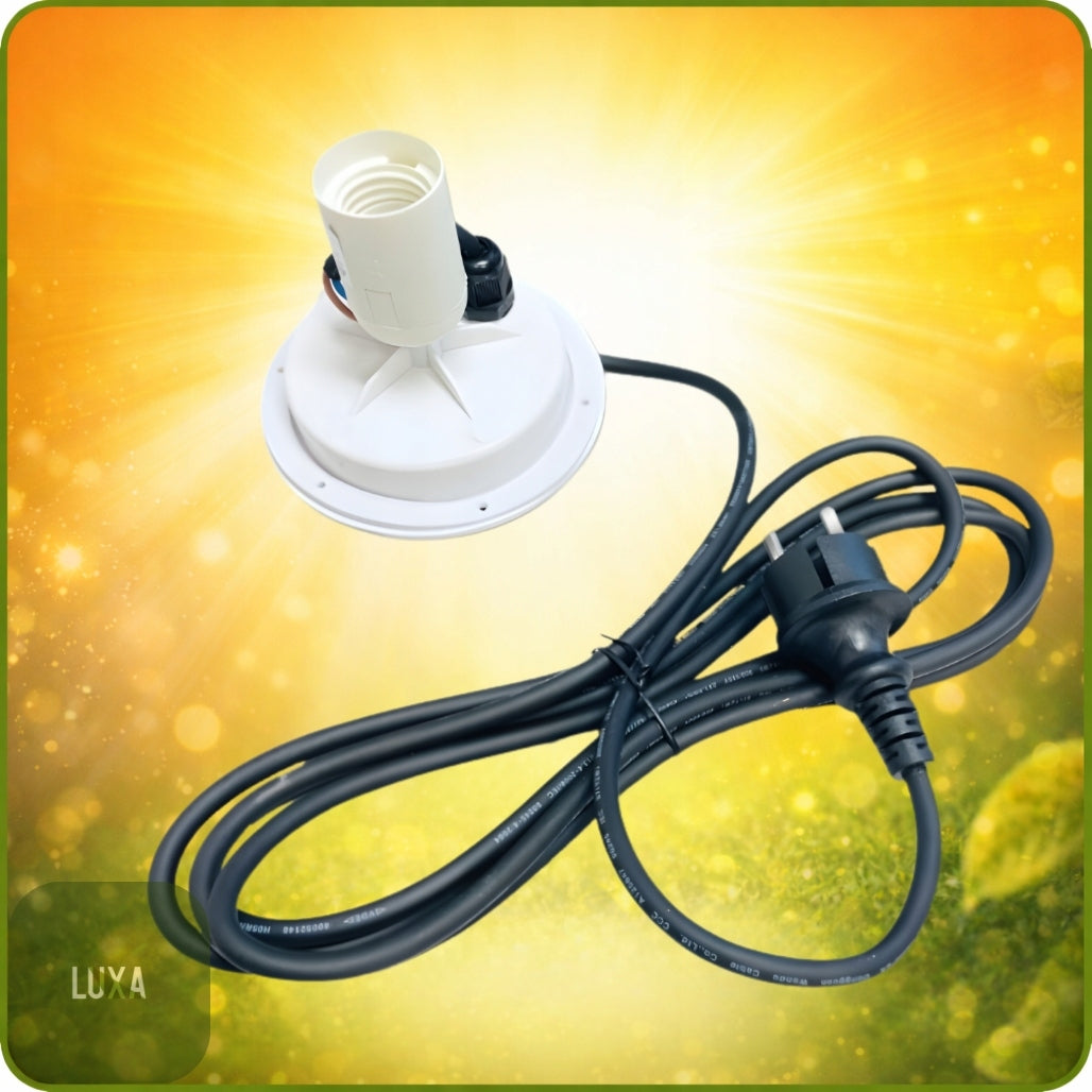Garden Ball E27 40cm ABOVE GROUND TERRACE for LED HAMMERED Outdoor 230V Batteries included no
