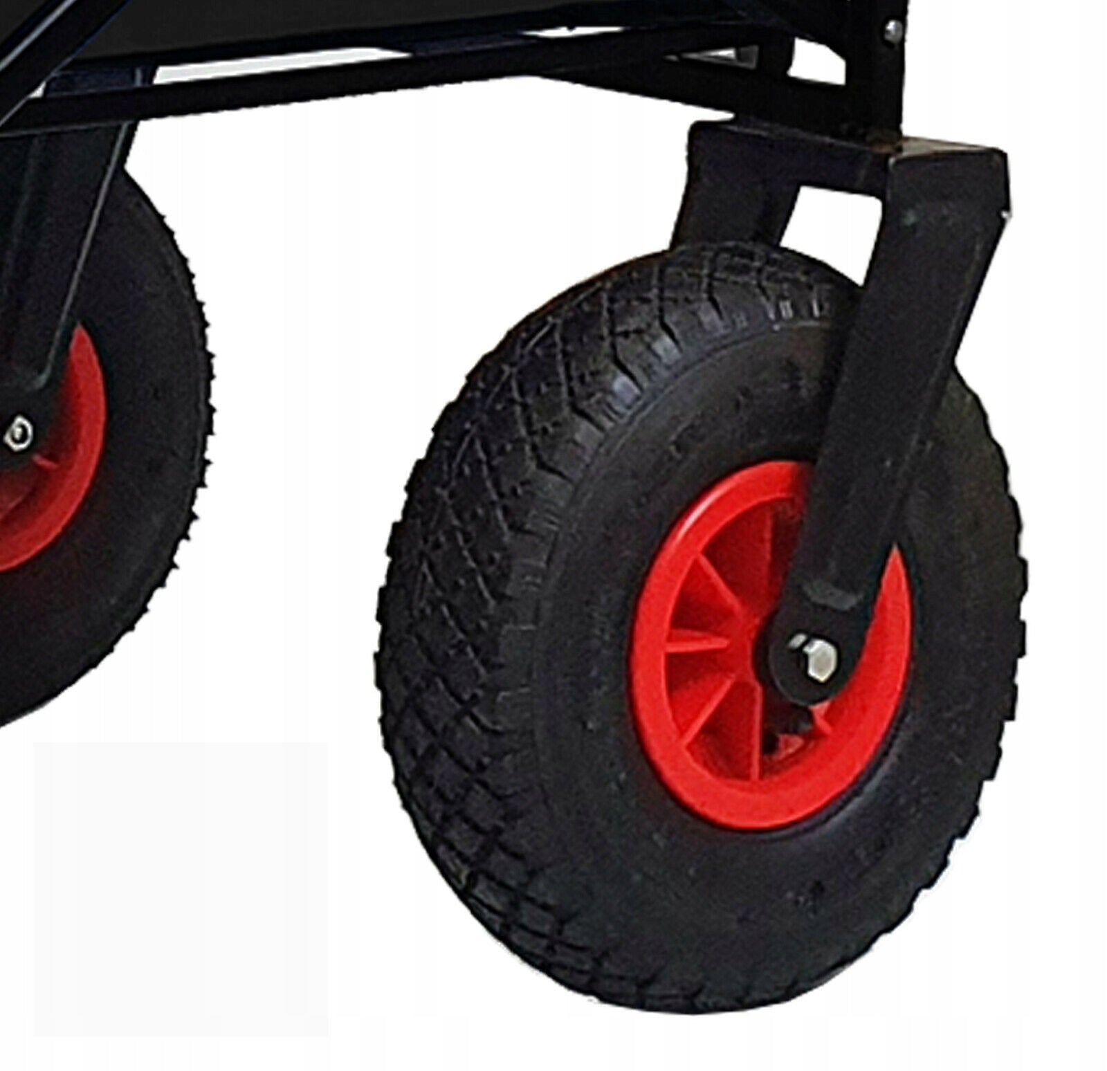 Garden Beach Transport Trolley Pumped Wheels DMS BW04R Capacity 120 l
