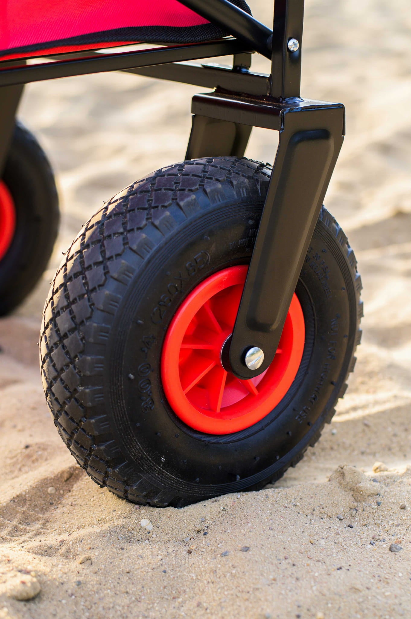 Garden Beach Transport Trolley Pumped Wheels DMS BW04R Kind trolley