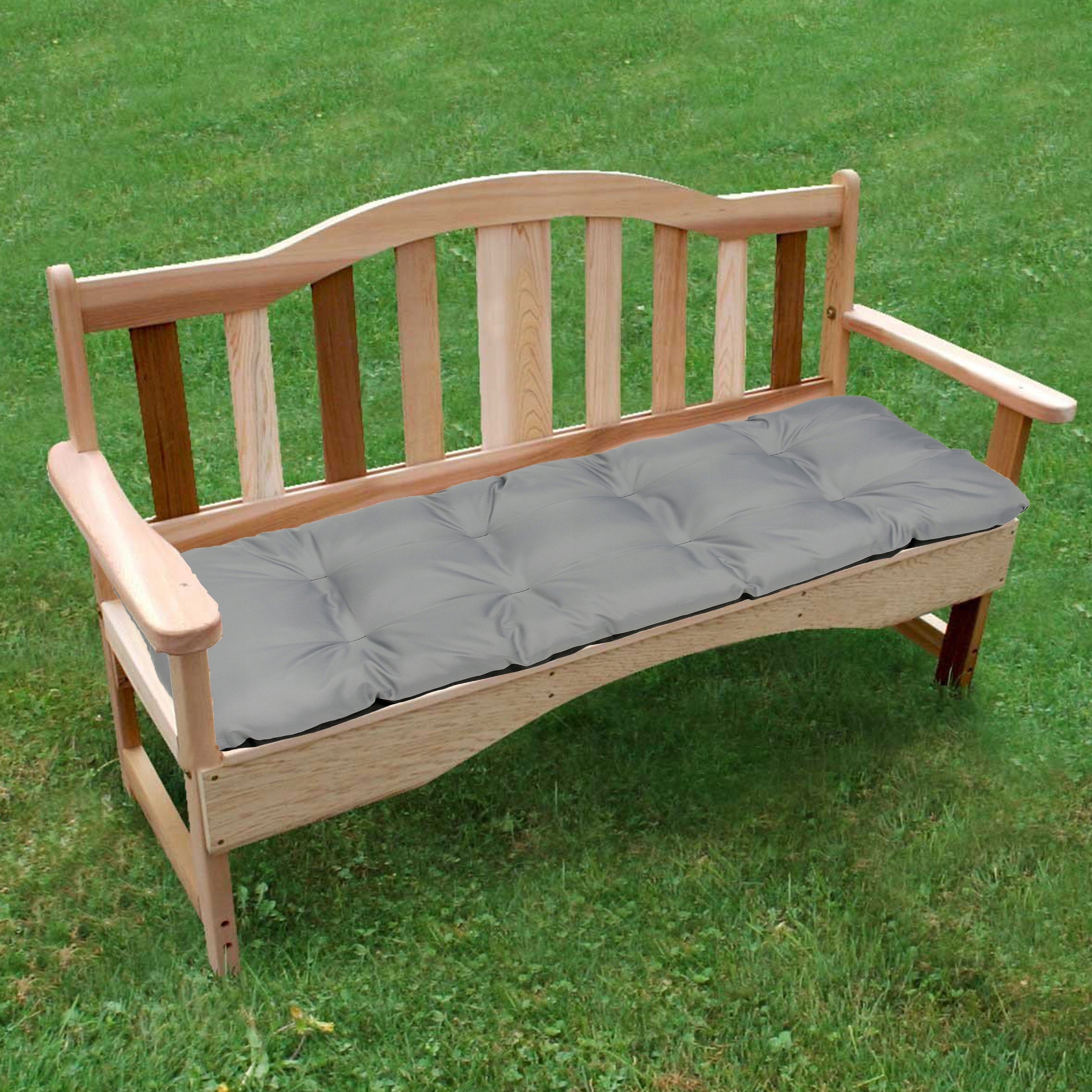 Garden Bench Cushion Swing Waterproof Pallets 100x50 STEEL Pillow length 100 cm