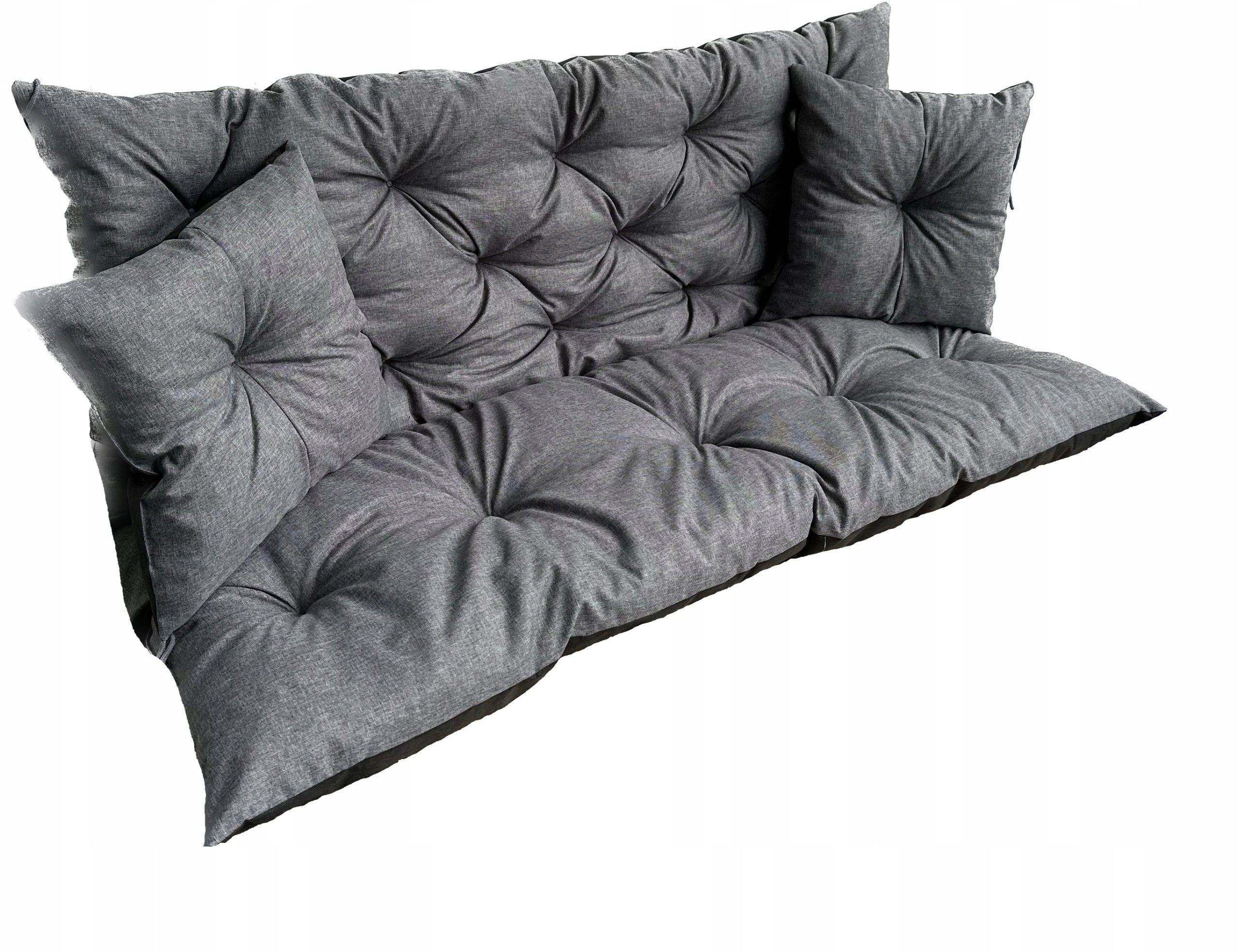 Garden Cushion for Bench Swing 180x60x50 Waterproof Imitation Linen Manufacturer no brand