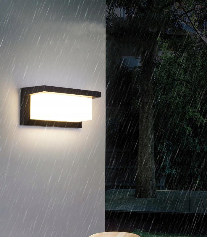 Garden Facade Lamp 12W LED Wall Lamp Outdoor Modern Motion Sensor Packaging status original