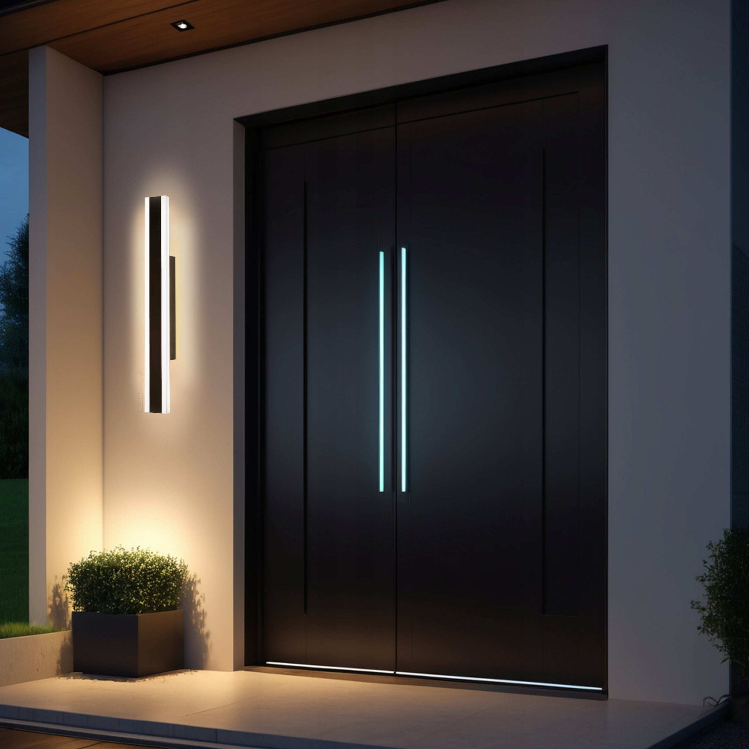 Garden Facade Lamp 27W LED CCD Wall Sconce Outdoor IP65 90cm Packaging status original