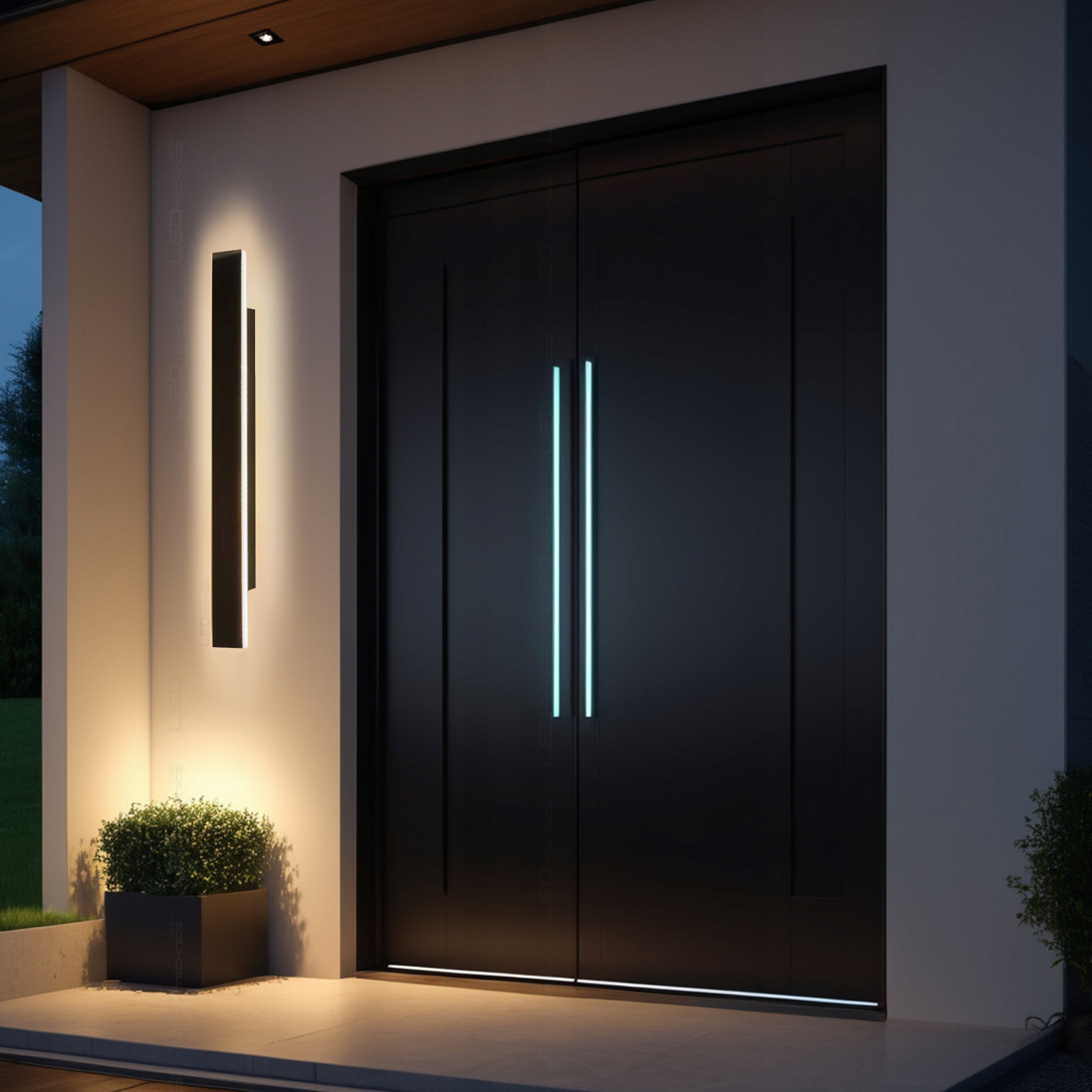 Garden Facade Lamp 36W LED CCD Wall Lamp Outdoor Wall Mount IP65 120cm Packaging status original