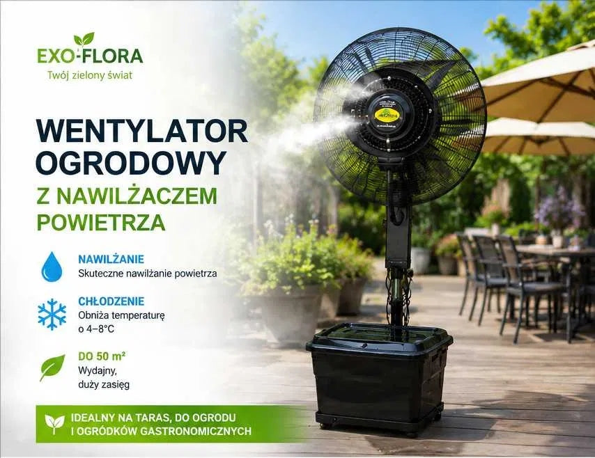 Garden Fan with Humidifier Air Conditioning Balcony Garden Manufacturer code 42