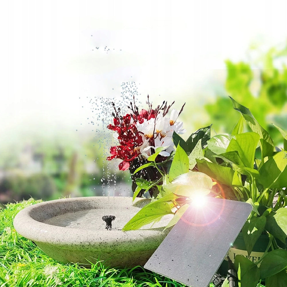 Garden Fountain Solar Pump Outdoor Fountain Automatic For Lake Pump capacity l/h Do 500 l/h