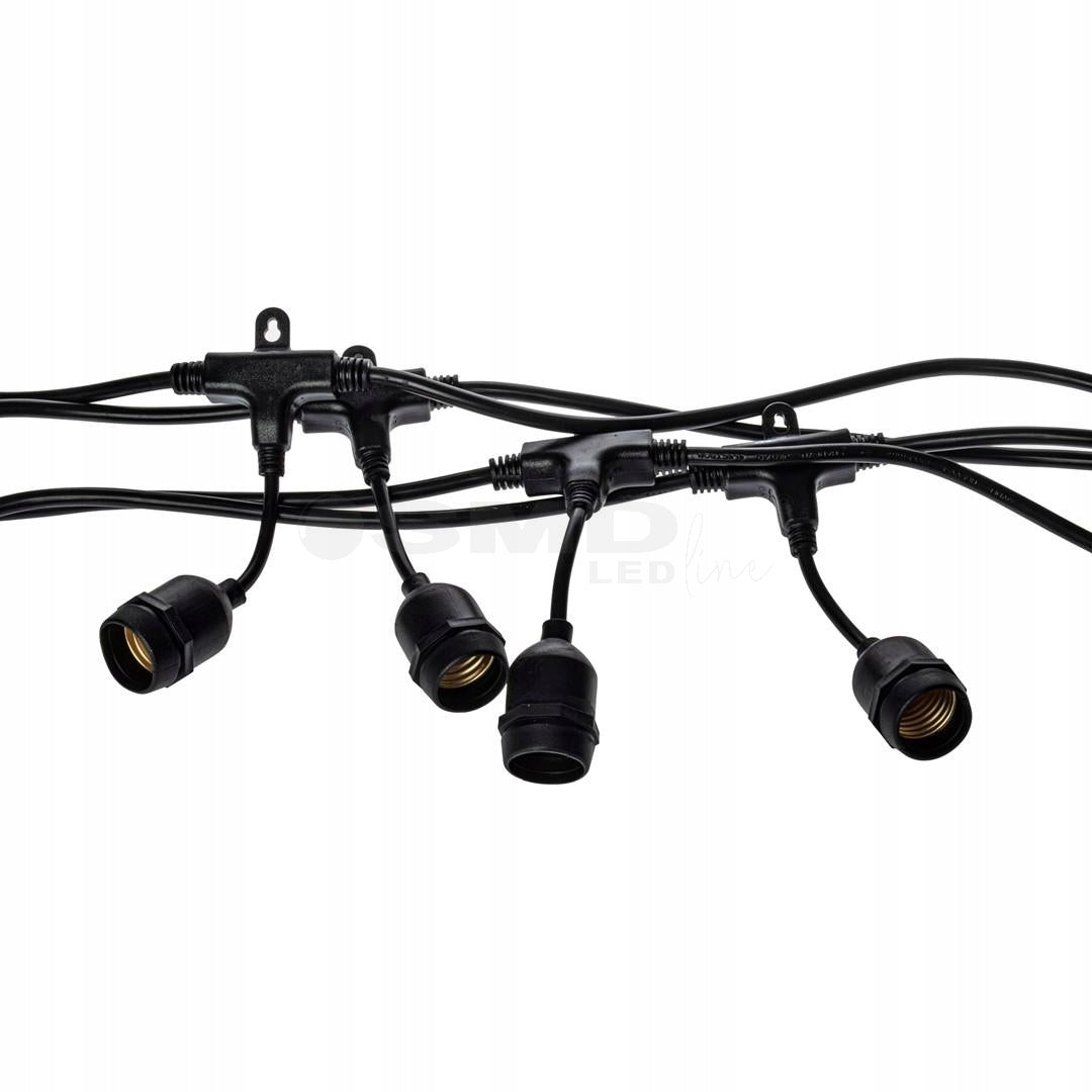 Garden Garland Light Chain 10m 20 Led E27 Outdoor Thick Cable EAN (GTIN) 6905859605434