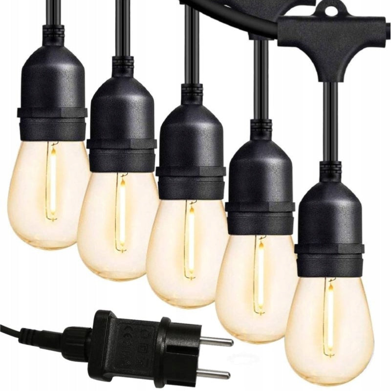 Garden Garland Light LED BULB 15m for Terrace Garden + Cord