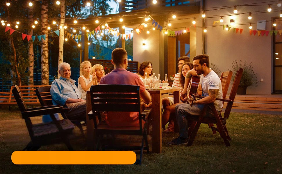 Garden Garland Outdoor Light Chain Decorative 25 LED BULB 7.5m Brand no brand