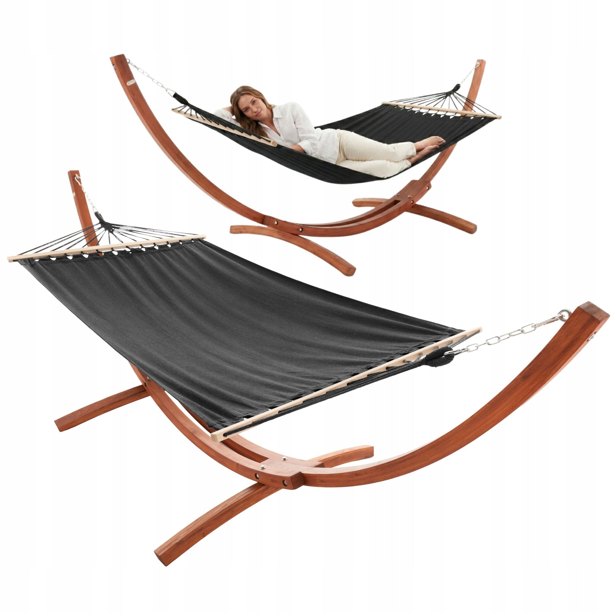 Garden Hammock Trevia With Frame Wooden Frame Up to 150kg di volio