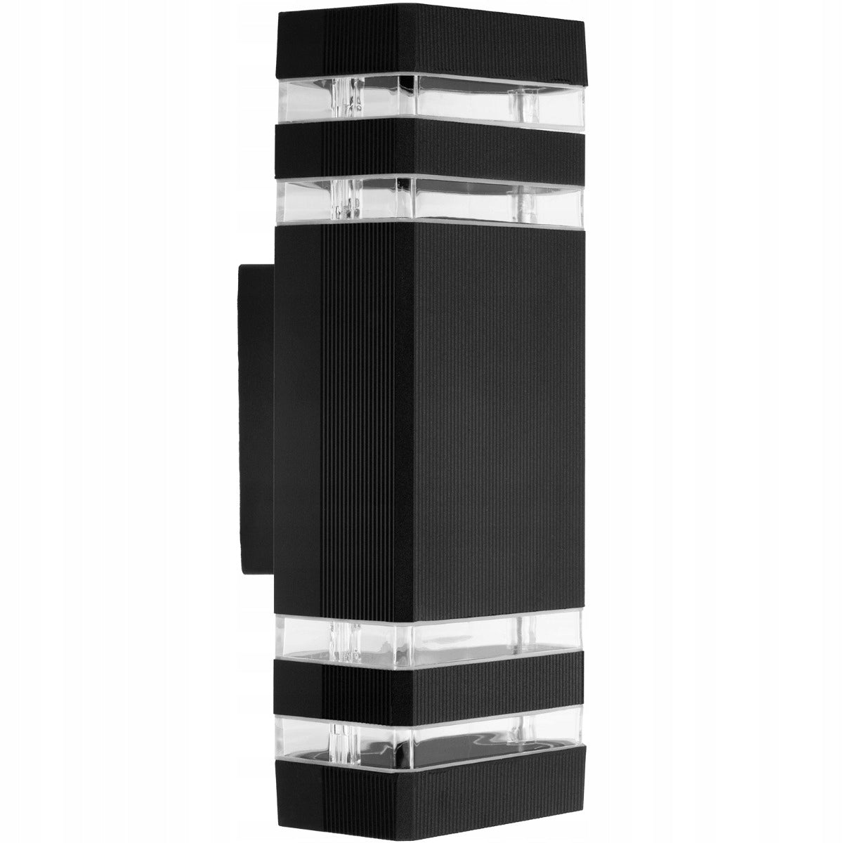 Garden Lamp Facade Wall Lamp Top Down GU10 Black PROTEA LUMILED Packaging status original