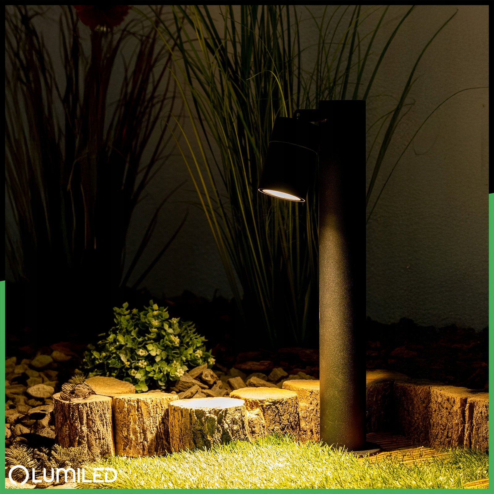 Garden Lamp Fixture POST Outdoor Headlight for LED GU10 Standing 45 cm Product height 45 cm