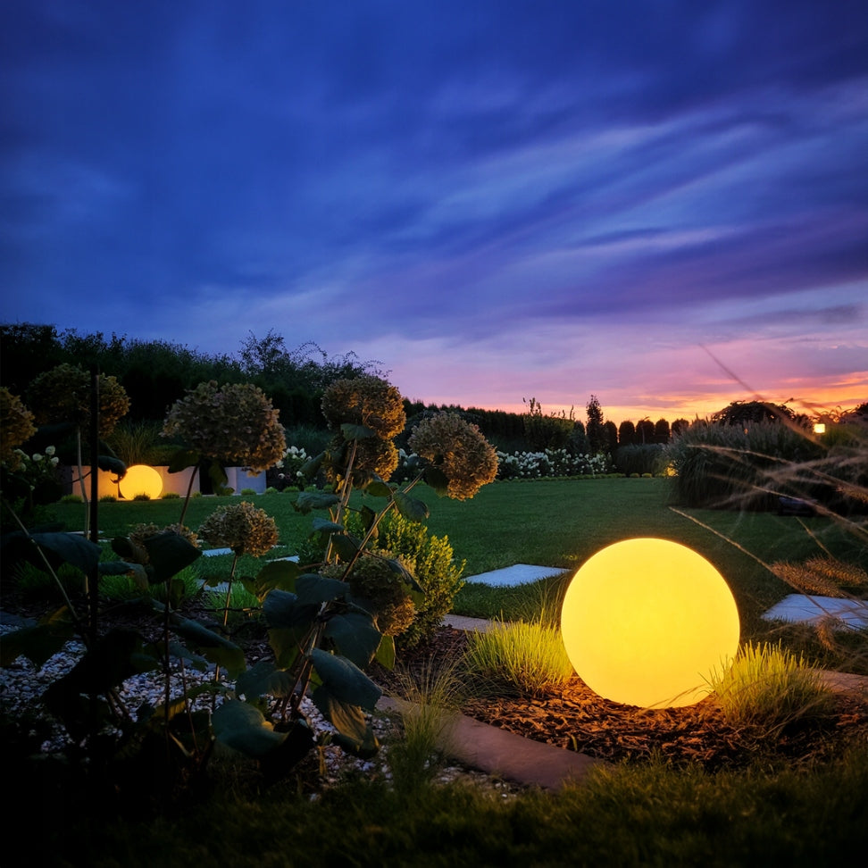 Garden Lamp Outdoor Fixture BALL LEDE27 IP44 White UV Terrestrial 30cm EAN (GTIN) 5905937628868