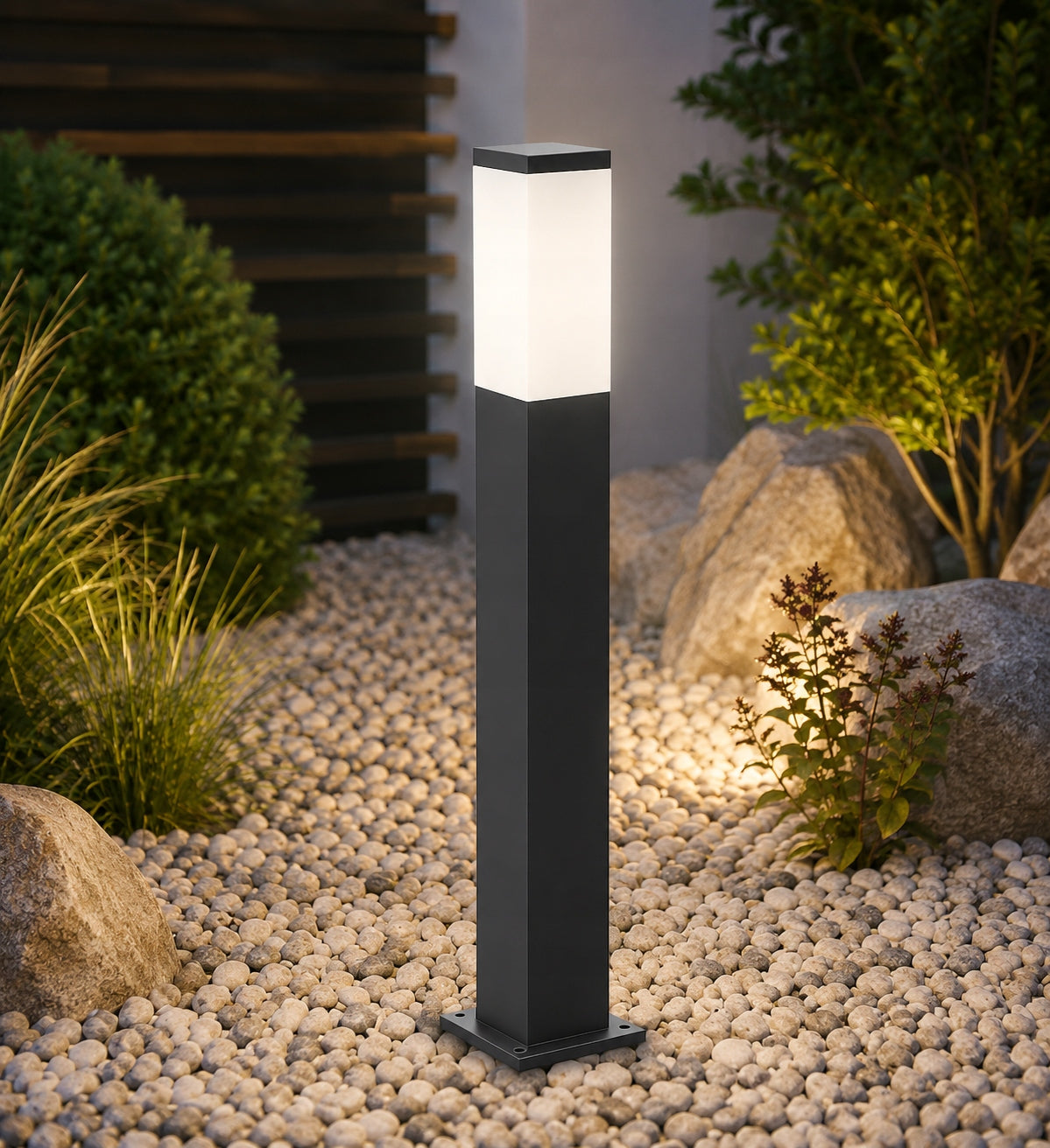 Garden Lamp Outdoor Standing E27 LED Post 90 cm Premium Packaging status original