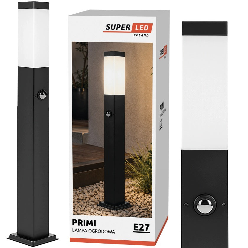 Garden Lamp Standing Garden Post 90 cm E27 with Motion Sensor