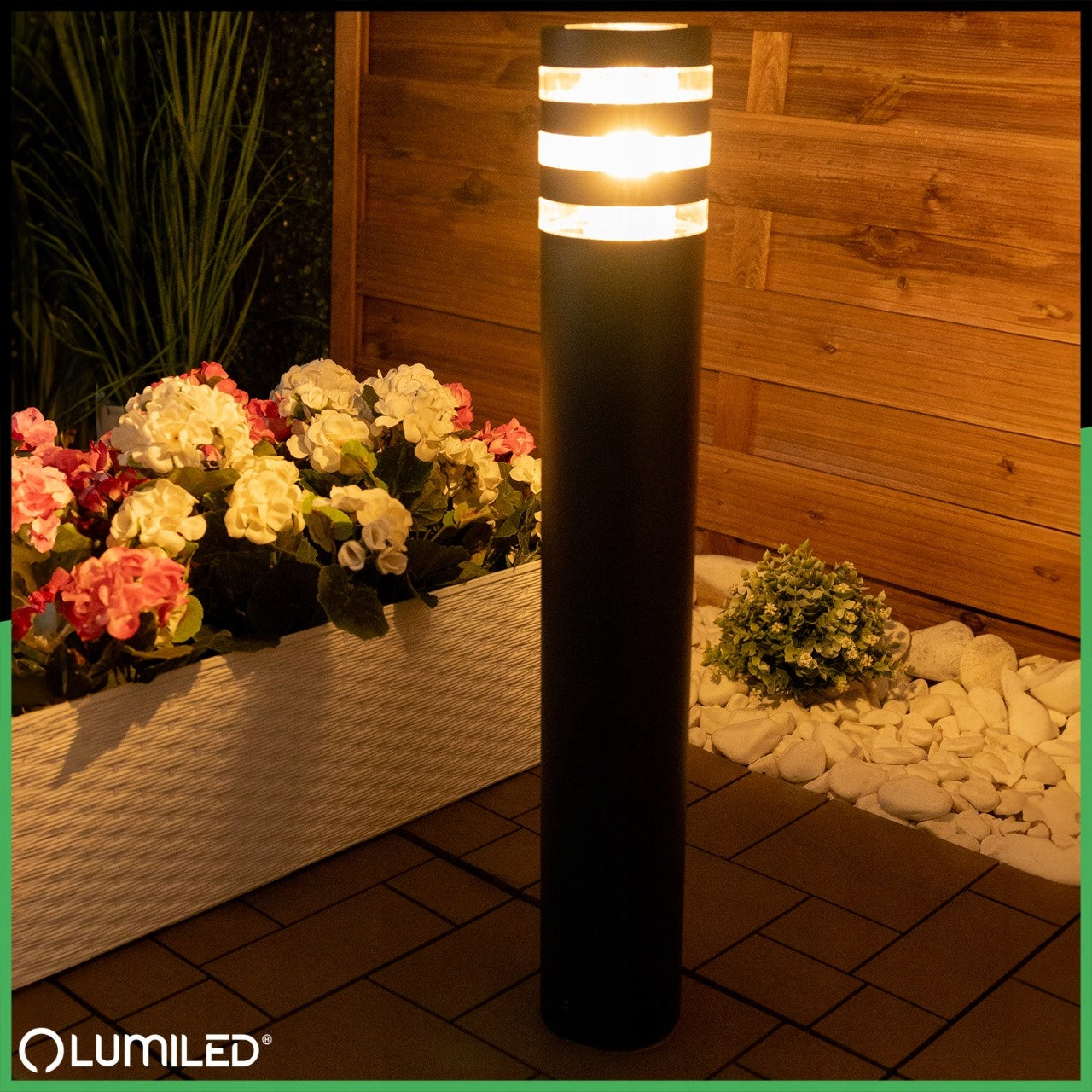 Garden Lamp Standing Outdoor Post 60cm Bulb E27 LED WATERPROOF Collection OGRODOWA