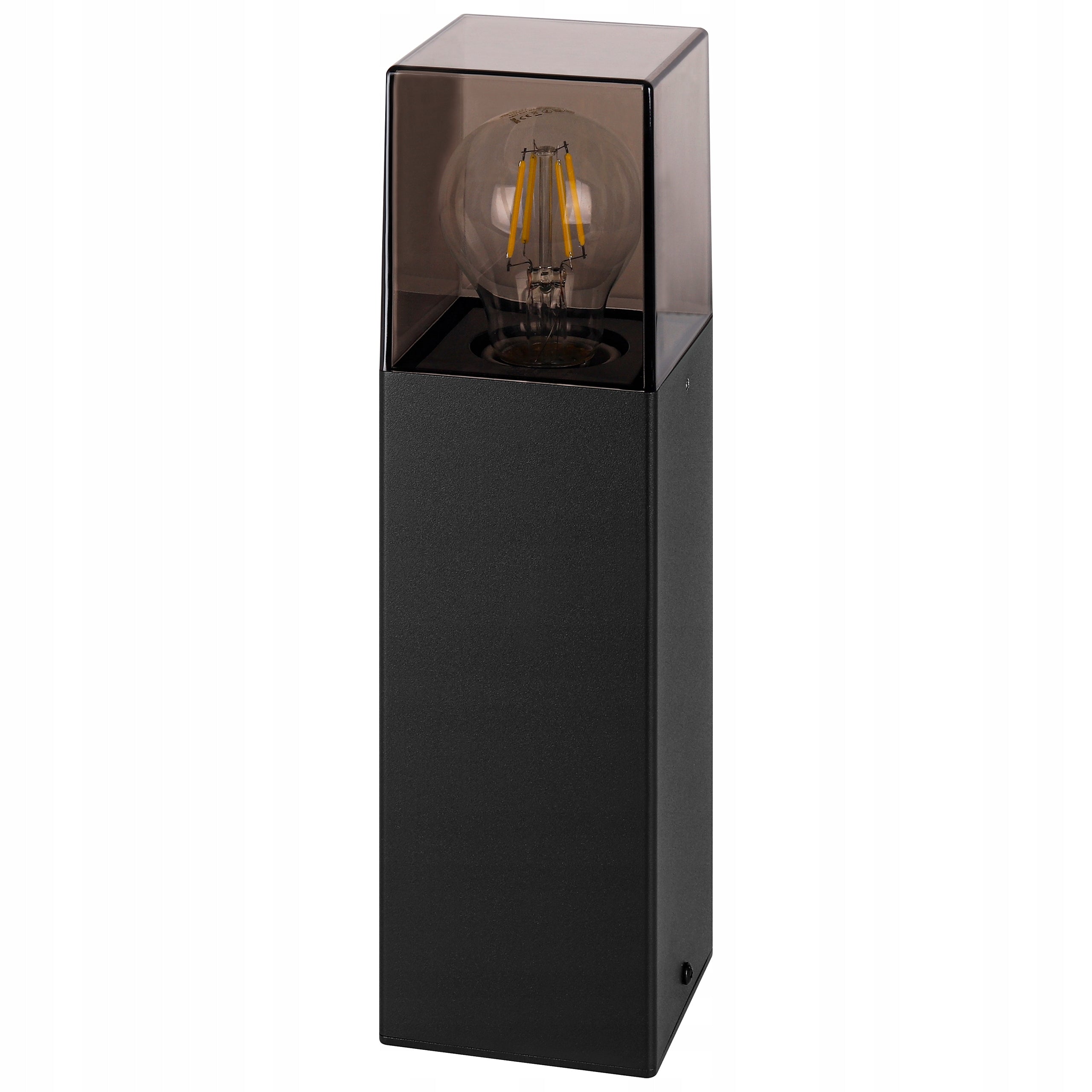 Garden Lamp Standing Post 30cm Outdoor E27 Black LED Filament Packaging status original