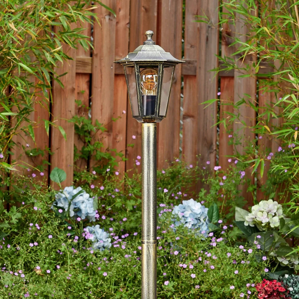 Garden Lamp Standing Post Lantern E27 LED 110cm Retro Aluminum Outdoor Manufacturer code 8394