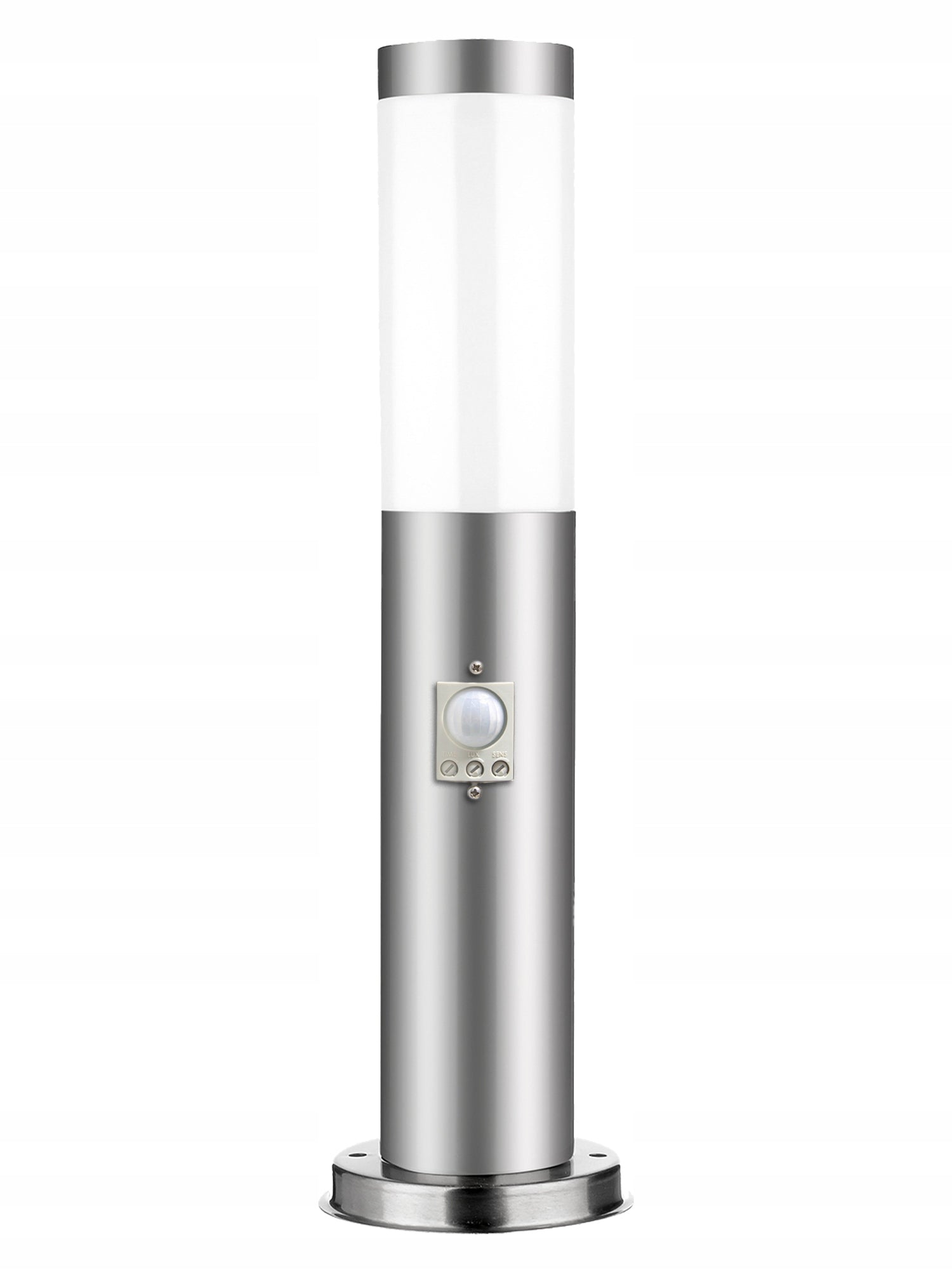 Garden Lamp Standing Post for LED E27 Outdoor 45 cm Motion Sensor Manufacturer code LAMPA STOJĄCA LX-710 INOX 45cm PIR