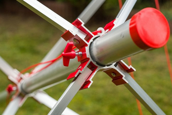 Garden Laundry Dryer 50m | Metal Fittings | Anchors Cover Total height 190 cm