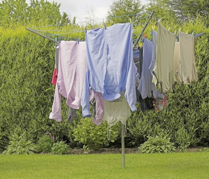 Garden Laundry Dryer 50m | Metal Fittings | Anchors Cover Unfolded width 200 cm