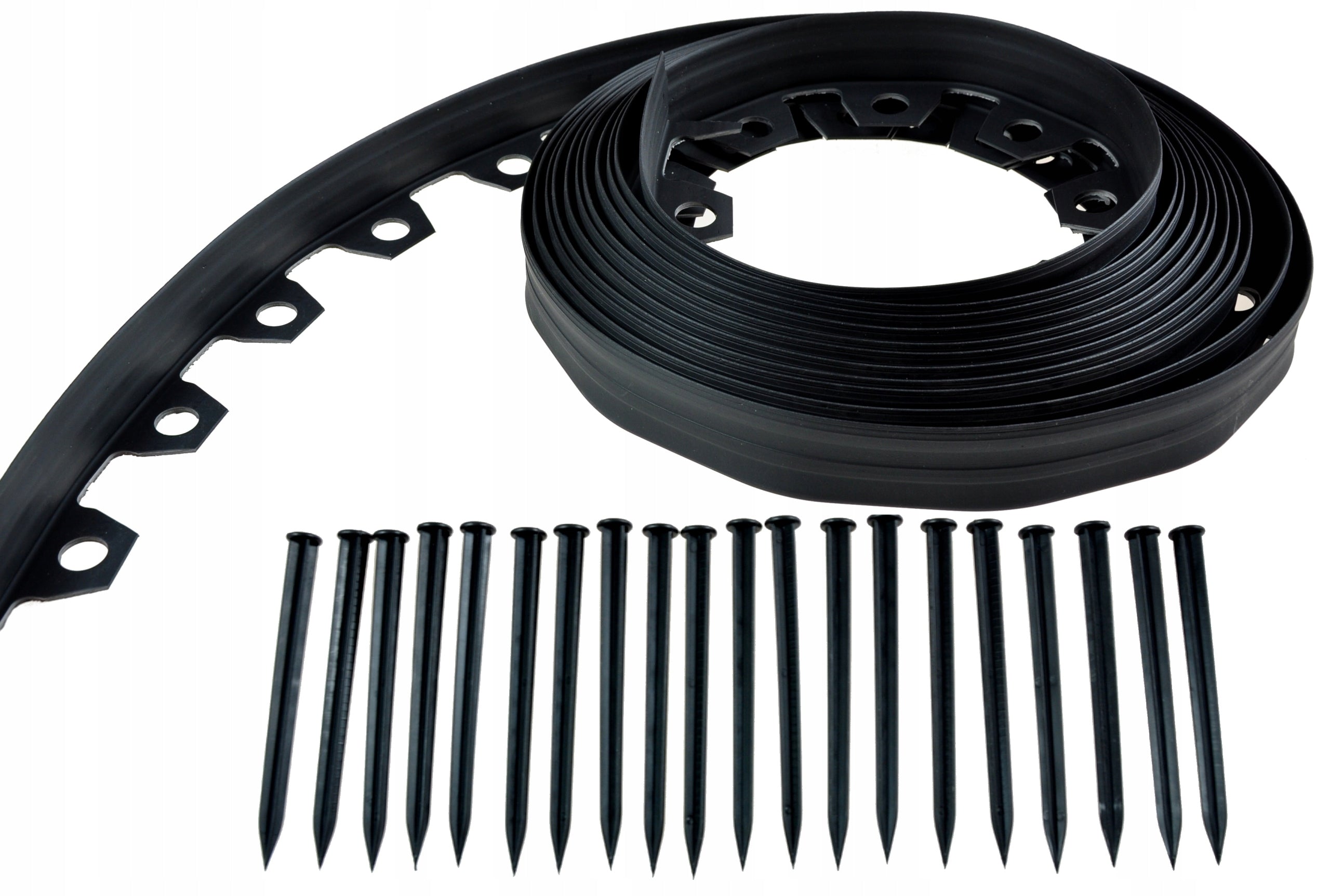 Garden Lawn EDGING 10 m + 30 pins H4 Lawn BAND Manufacturer code Obrzeże ogrodowe 10 m i 30 szpilek Gratis