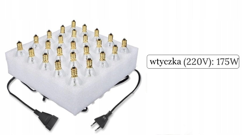 Garden Light Garland LED Lights Chain 15m 50+1 Waterproof Bulbs Light color warm white
