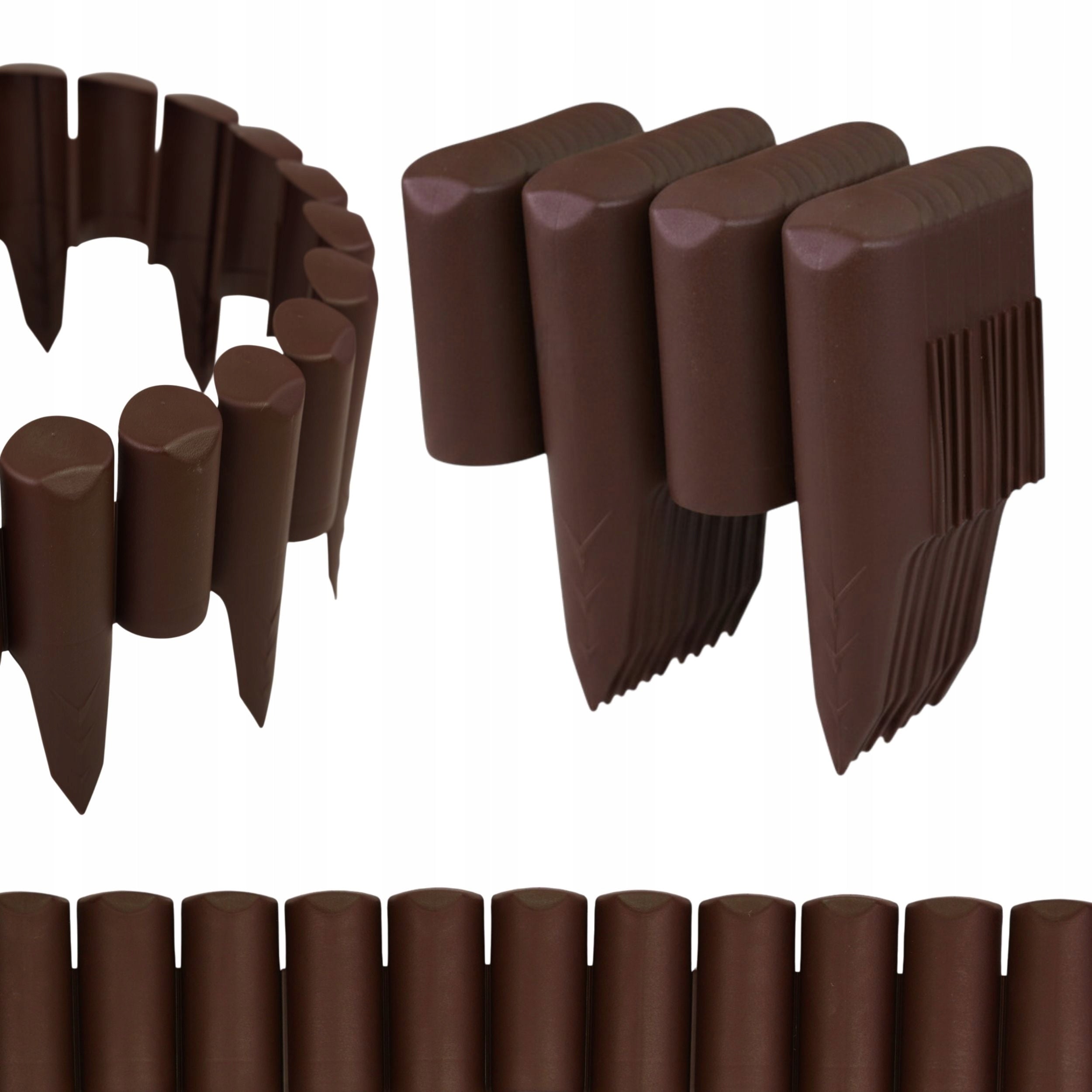Garden Palisade Lawn Rim 5m Fence Curb Material plastic