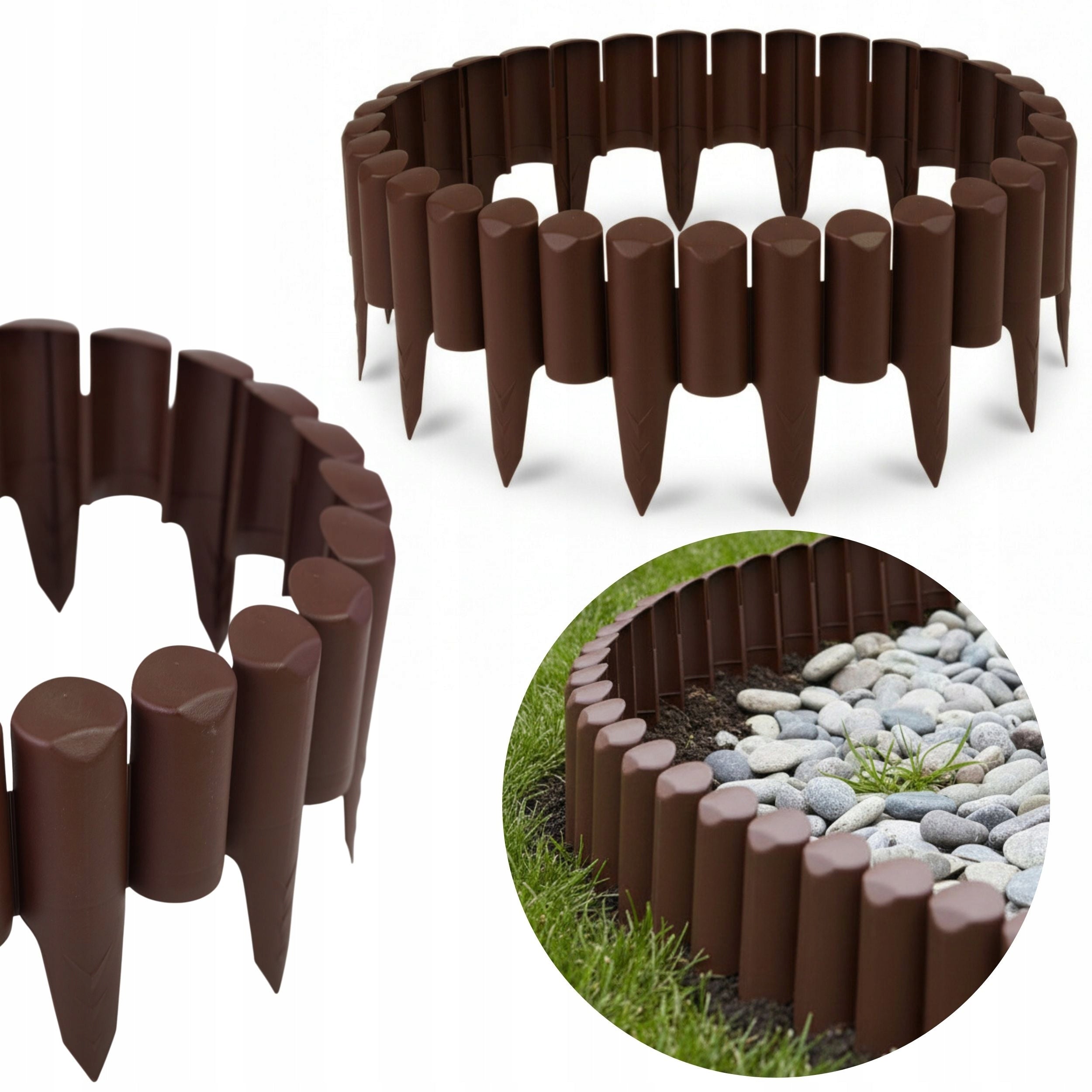 Garden Palisade Lawn Rim 5m Fence Curb