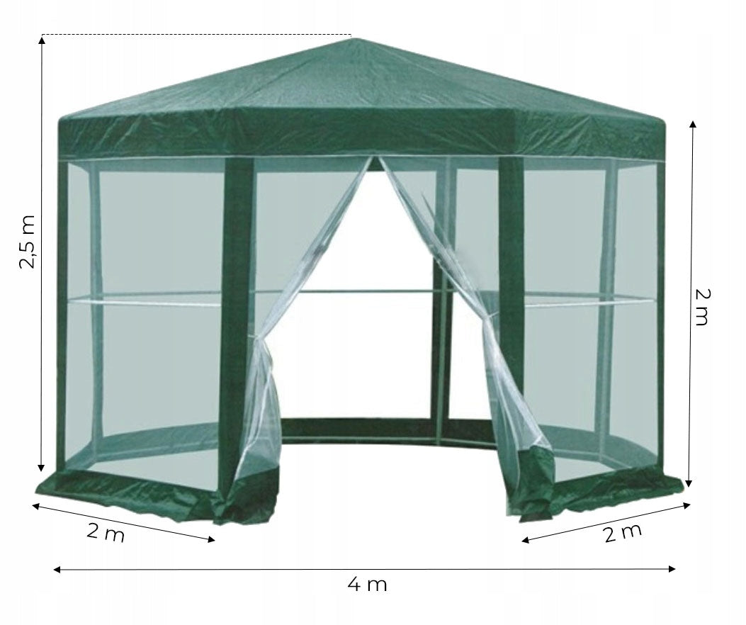 Garden Pavilion 4x4 WITH MOSQUITO NET Tent for Garden Canopy Gazebo Booth Manufacturer Integral