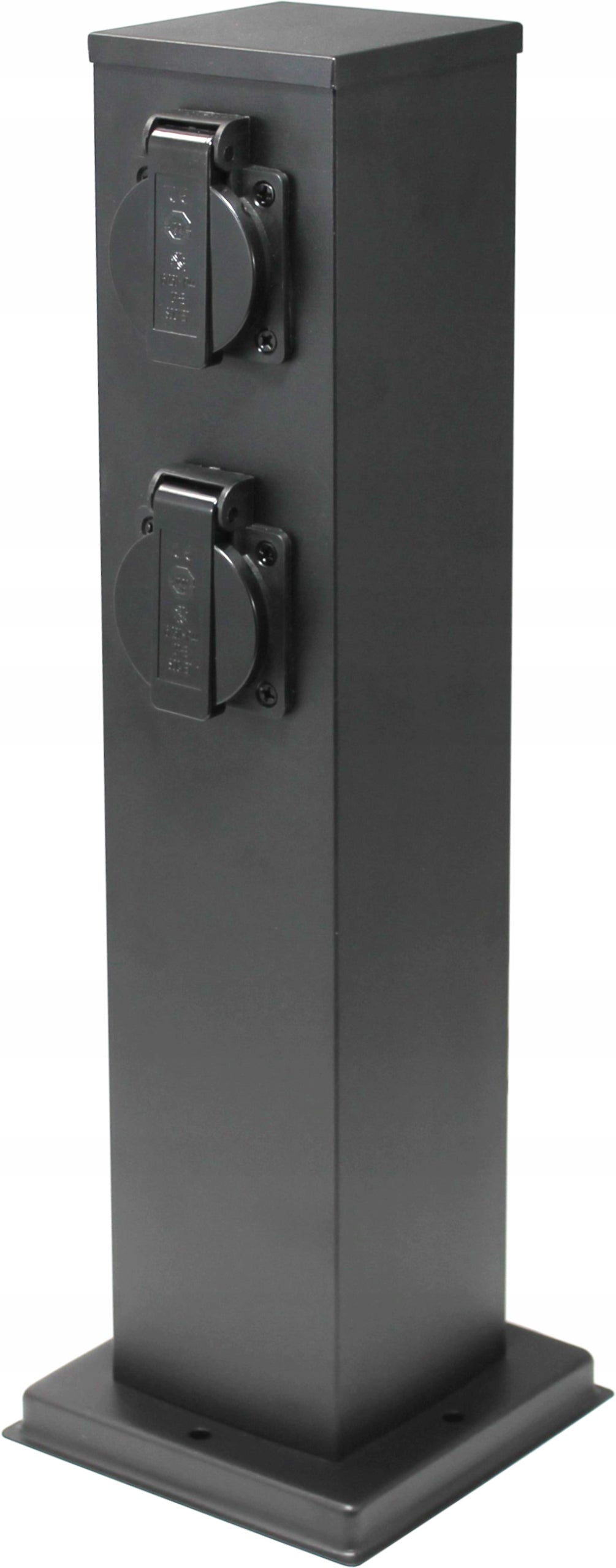 Garden Post Eko-Light 40cm with 2 Sockets 16A - IP44 Color black