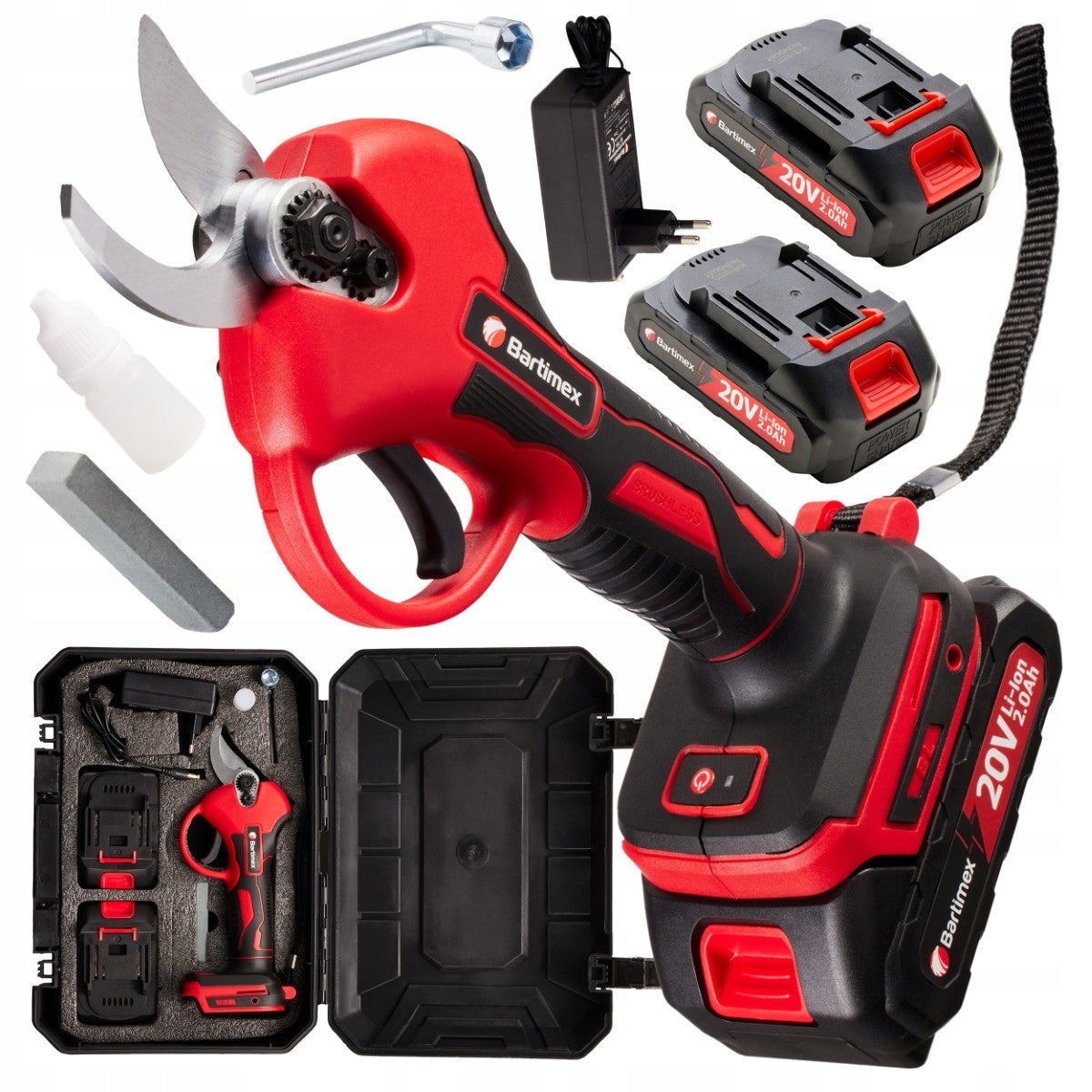 Garden Pruner Cordless Brushless Set Bartimex BT-CP-20A